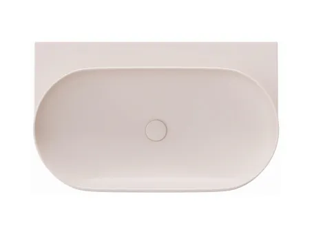 Yard 80 kerámiamosdó Alabaster Pink, túlfolyó furat nélkül