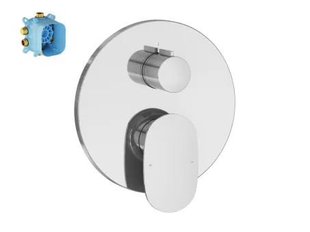 Spring 2-utas falba süllyesztett csaptelep test nélkül, króm SG 065.00CR.O2.RB072