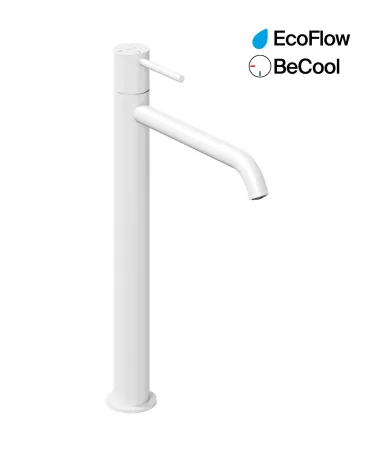 Espirit álló mosdócsaptelep BeCool 340 mm leeresztő nélkül ES 015.11WV, White Velvet