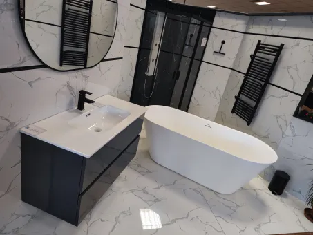 Fehér Márvány 60x120 cm polirozott gres padlóburkoló rektifikált