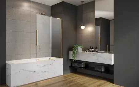 Furo SL Gold PND II arany kádparaván balos