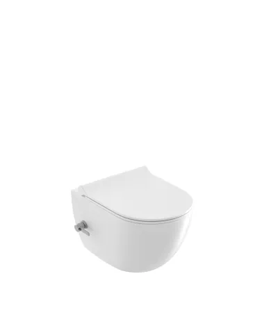 WC Uni Chrome RimOff és bidé fúvókával, fehér