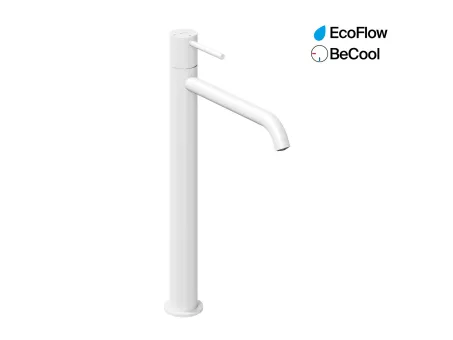 Espirit álló mosdócsaptelep BeCool 340 mm leeresztő nélkül ES 015.11WV, White Velvet