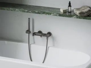 Eleganta fali kádcsaptelep zuhanyszett nélkül EL 022.20GB, Graphite Brushed