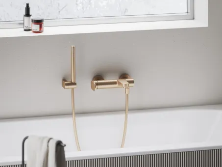 Eleganta fali kádcsaptelep zuhanyszett nélkül EL 022.60RGB, Rose Gold Brushed