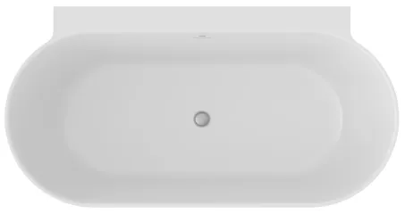 Freedom Wall II Tec 170x87, akrilkád, Alabaster Pink/fehér, fehér/fekete/króm lefolyó