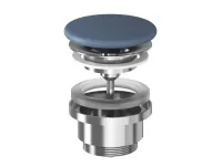 Flat mosdólefolyó kerámia fedéllel, Deepsea Blue