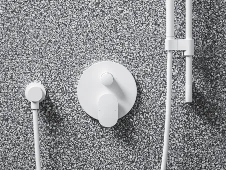 Spring 2-utas falba süllyesztett csaptelep test nélkül, matt fehér SG 065.10WHM.O2.RB072