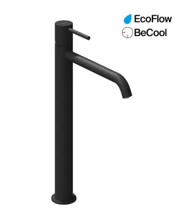 Espirit álló mosdócsaptelep BeCool 340 mm leeresztő nélkül ES 015.21BLM, Black Matt