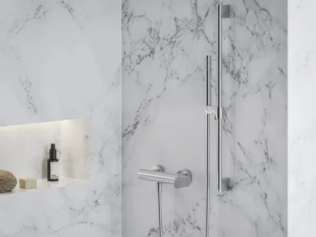 Eleganta fali zuhanycsaptelep szett nélkül EL 032.00CR, Chrome