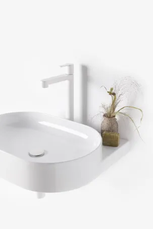 Mosdólefolyó, hagyományos fix, matt fehér