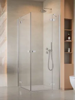 Fuenta KDD szögletes zuhanykabin 80x100 átlátszó