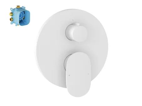 Spring 2-utas falba süllyesztett csaptelep test nélkül, matt fehér SG 065.10WHM.O2.RB072