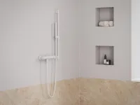 Eleganta fali zuhanycsaptelep szett nélkül EL 032.10WV, White Velvet