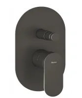 Eleganta falba süllyesztet csaptelep, automatikus, kétutas, belső egységgel EL 061.20GB.O2, Graphite Brushed