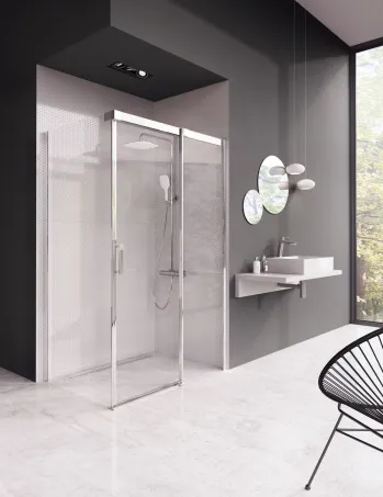 Matrix MSDPS-120x90 zuhanykabin jobb krómhatású+transparent