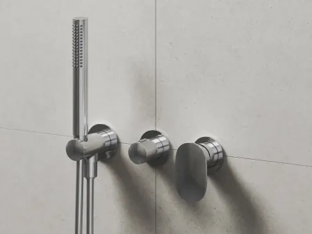 Spring 2-utas falba süllyesztett csaptelep testtel, zuhanyszettel, króm SG 065.00CR.O2.+S