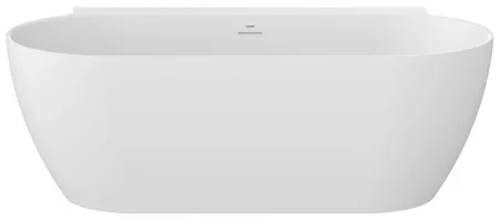 Freedom Wall II Tec 170x87, akrilkád, matt fehér/fehér, fehér/fekete/króm lefolyó