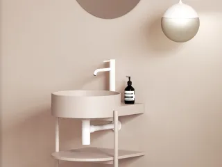 Yard 40 kerámiamosdó Alabaster Pink