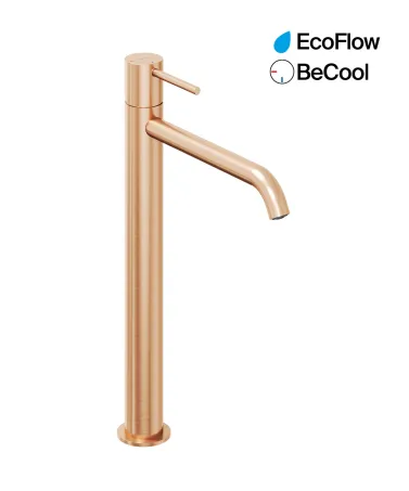 Espirit álló mosdócsaptelep BeCool 340 mm leeresztő nélkül ES 015.61RGB, Rose Gold Brushed