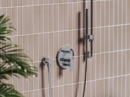 Plan falba süllyesztett csaptelep, kétutas, belső egységgel PN 062.00CR.O2, króm