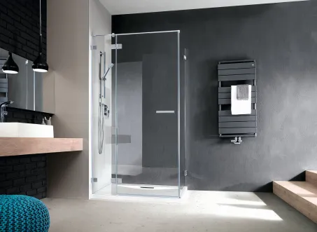 Euphoria KDJ+S szögletes zuhanykabin 90x90 átlátszó jobbos