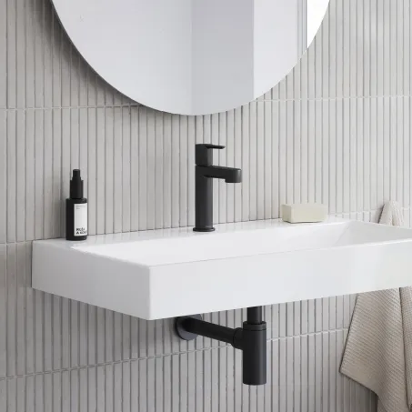 Puri álló mosdócsaptelep leeresztő nélkül PU 014.20BL, fekete