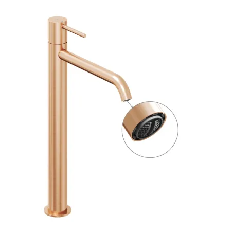 Espirit álló mosdócsaptelep BeCool 340 mm leeresztő nélkül ES 015.61RGB, Rose Gold Brushed