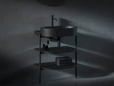 Yard 60 kerámiamosdó matt fekete