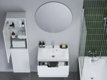 Classic Slim 60 mosdó fehér, furattal