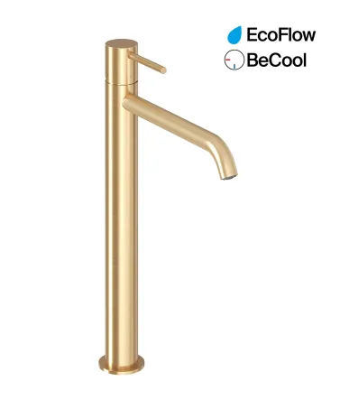 Espirit álló mosdócsaptelep BeCool 340 mm leeresztő nélkül ES 015.61GLB, Gold Brushed