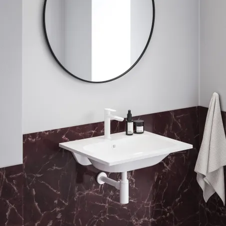 Mosdó szifon matt fehér