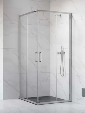 Premium Pro KDD szögletes zuhanykabin 90x80 átlátszó