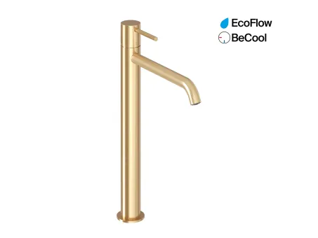 Espirit álló mosdócsaptelep BeCool 340 mm leeresztő nélkül ES 015.61GLB, Gold Brushed