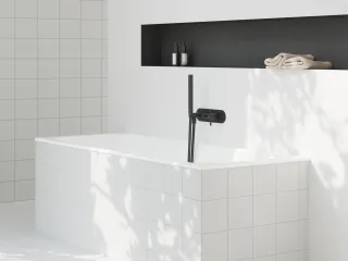 Espirit falba süllyesztett csaptelep szettel, kétutas, belső egység nélkül ES 065.20BLM.O2.RB07D.+S, Black Matt