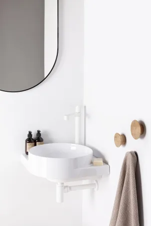 Mosdó szifon matt fehér