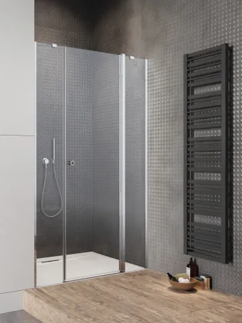 Eos DWJS II zuhanyajtó 120 átlátszó balos