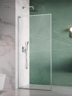 Modo F SL ﻿II Walk-in zuhanyfal 120 átlátszó balos