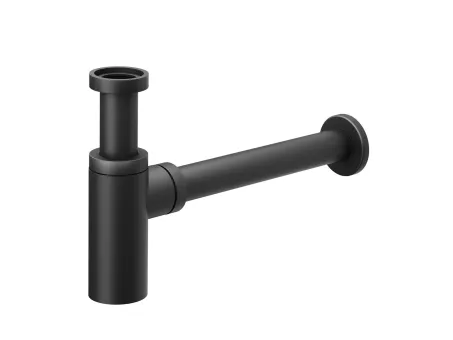 Teleszkópos mosdószifon fekete