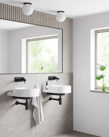 Teleszkópos mosdószifon fekete