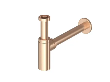 Krómozott teleszkópos mosdószifon Rose Gold Brushed