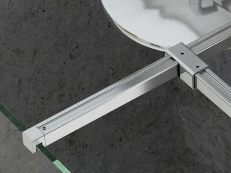 W Szett-Uni T profil, krómhatású