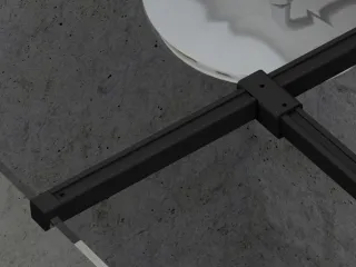 W Szett-Uni T profil, fekete