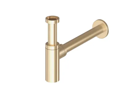 Krómozott teleszkópos mosdószifon Gold Brushed