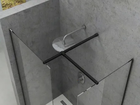 W Szett-Uni T profil, fekete