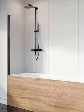 Nes 8 Black PNJ I fekete kádparaván 50 átlátszó jobbos