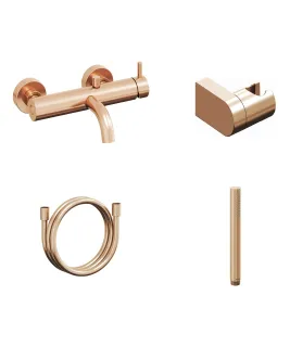 Espirit fali kádcsaptelep szettel, rose gold ES 022.60RGB+S
