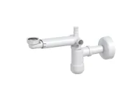 Bútorba épített műanyag mosdószifon