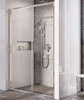 Blix Slim BLSDP2-110 zuhanyajtó krómhatású+transparent