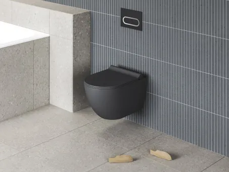Uni Chrome WC RimOff fekete